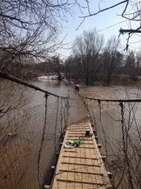 Московская область.Щелковский район д.Корпуса. Половодье,летом не так страшно...