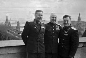 Кожедуб, Жуков и Покрышкин. Отличные фото!