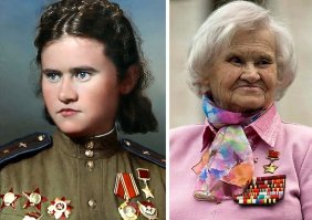 Последняя из "ночных ведьм" ( 46-й гвардейский ночной бомбардировочный авиационный полк )  Пасько Евдокия Борисовна  скончалась 27 января 2017 года в возрасте 97 лет . Похоронена с воинскими почестями 31 января на Троекуровском кладбище Москвы .
Герой Советского Союза с вручением ордена Ленина и медали  Золотая Звезда  (медаль   4499).
Награждена орденом Красного Знамени, двумя орденами Отечественной войны 1-й степени, двумя орденами Красной Звезды .
Вечная память и слава !