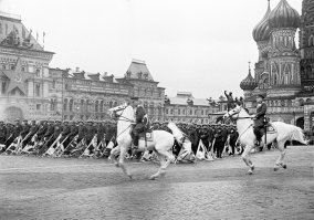 Парад Победы в Москве, 1945г.
