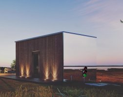 Этот великолепный стеклянный домик можно установить в любом месте всего за 8 часов