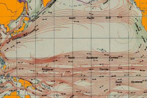 Эта картинка

не имеет никакого отношения к якобы имеющему место заражению всего Тихого океана Фукусимой-1.
Это это карта с расчетами максимальной высоты волны цунами от Японских островов. Взята она из статьи "Как вибрация землетрясений в Японии распространяется в море по всему миру".
Но именно её используют для того, чтобы показать ужасТные последствия катастрофы в Японии.
Ну, и против этой картинки активно выступает сама природа, приводя свои аргументы в виде карты морских течений.
Понятно, что если бы и было заражение от Фукусимы-1, то оно было бы совсем другим с учётом течений.
