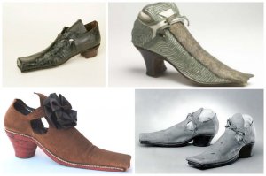 Поразительная и великолепная старинная обувь