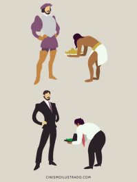 Однако, раб потолстел.  Наверное, ночью тайком жрет.  :)