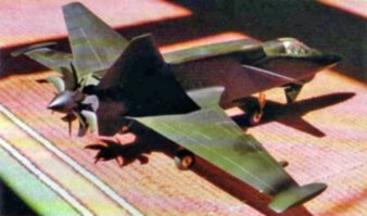 Какая то смесь реальных самолетов и реальных проектов  с детскими поделками. Особенно этот на ковре порадовал и Су с двумя кабинами. У обоих воздузаборники сверху находятся. Млжет я не такой спец в аэродинамике, но зачем такое вообще надо? Для не маневренного бомбера еще может смысл и есть, ну там крылом входное устройство двигателя экранировать  ли ещё что то в этом роде... Но на штурмовике? На больших углах атаки двигатель останется без воздуха из-за затенения от крыла. Америкосы уже делали зачем то такой самолёт на базе F-100 Super Sabre.  Ровно такой результат и получили)  А вот эти две кабины зачем? Это ж надо  целых две отдельные системы жизнеобеспечения городить! В нормальных самолётах по этому и сидят два члена экипахо под одним фонарем, что бы облегчить конструкцию.