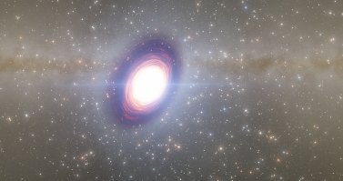 К любой звезде можно подлететь. Практически около каждой звезды есть планеты, около планет есть астероиды и на них тоже можно высадиться. 
Да да к любой звезде на скрене можно подлететь. А сколько этих звезд в галактике, а сколько там галактик 

Для затравки, центр нашей галактики: