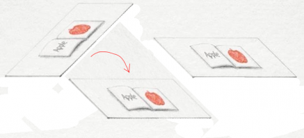 Все равно мозг обманывается. А дело именно в хитрости перспективы и нарисованных ребрах стола. Если ребра убрать - нет никакого фокуса. А если крутить с ребрами - только при наложении видно, что поверхность одинакова