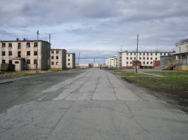 Угольные Копи. Чукотка. Ул.Школьная