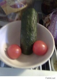 Салат, приготовленный мне женой...