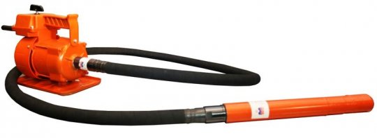 Вот строительный вибратор, а не бетономешалка что указана в посте