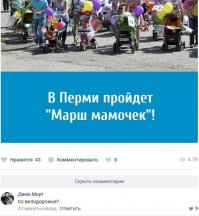 Не пройти им по велодорожке у нас. Власти позаботились. Спасибо. Там теперь рекламные щиты стоят.