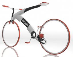 Просто перевернуть велосипед .