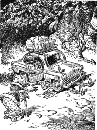 Иллюстрации из советской книги детства Кира Булычева "Сто лет тому вперёд", 1978 г.в