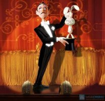 И снова фокусы. И снова видеодизайнеры. И снова кролик из шляпы. Хоть что то в американской космонавтике работает надёжно.