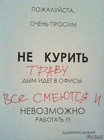 Прикольные надписи и объявления