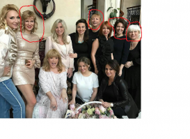 Хрен с ним с Киркоровым- давно грохнутый на всю голову, пусть тешится. Но при всем уважении к Алле Борисовне - кто все эти странные люди??? Кто нибудь их знает???