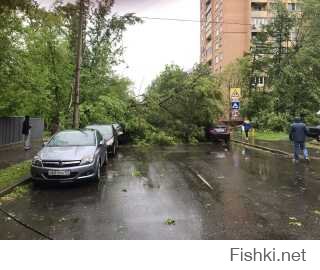 Ураган в Москве уносит жизни людей. Хроника