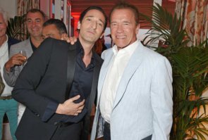 С Эдрианом Броуди (Каннский кинофестиваль 2017)