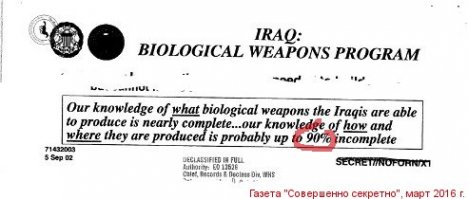 Гандон тупорылый, хер ли ты тут дрищешь?

Тебе фото с п.и.з.д.е.ж.е.м Пауэлла  в ООН привели и ссылки на его признание что это был п.и.з.д.е.ж показали.

Читай у.е.б.и.щ.е тупое
" В интервью журналистам Пауэлл заявил, что в разведданных о мобильных биологических лабораториях Ирака, которые были обнародованы на заседании Совета Безопасности ООН за месяц до начала иракской войны, могли содержаться ошибки." 

"Сейчас же он подтвердил, что в прошлом году действительно считал данные о мобильных бактериологических лабораториях справедливыми. Однако теперь, по его словам, есть основания усомниться в этой информации.

Пауэлл подчеркнул, что незадолго до выступления в Совете Безопасности лично говорил с высокопоставленными офицерами разведки, и они заверили его: от общественности ничего скрывать не будут."

И даже в попытках свалить все на разведку он п.и.з.д.и.т как дышит.