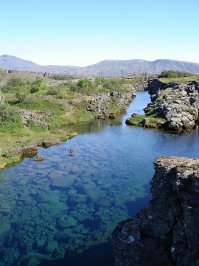 Силфра (Silfra) - ущелье, которое является частью Атлантического разлома и разделительной линией между континентами Европа и Америка и находится в национальном парке Тингвеллир (Thingvellir) в Исландии. Силфра - это излюбленное место для дайверов, вода здесь настолько чистая, что ее можно даже пить

В ущелье Силфра вода холодная (в течение всего года составляет лишь 2-4 градуса Цельсия) и чистая, настолько, что ее можно пить. Все дело в том, что вода в ущелье появляется благодаря таянию ледника на горе Hofsjokull, и прежде чем попасть в Силфру она проходит все круги природной очистки. Ущелье пользуется огромной популярностью у дайверов, ведь видимость в воде составляет до 300 метров, а проплывая по нему можно коснуться одновременно обеих частей света   Европы и Америки. Также Силфра поражает своей красотой подводного мира.

Ущелье разделяется на 3 секции: Silfra Hall (Зал), Silfra Cathedral (Ущелье) и Silfra Lagoon (Лагуна). Когда только погружаетесь в ущелье, Вы попадаете в первую секцию, проплыв этот "зал", далее попадаете в само ущелье, которое, пожалуй, самое красивое, здесь как раз и соединяются континенты. Глубина этого участка составляет - 20 метров, а длина от одной стены ущелья до другой около 200-300 метров. Проплыв этот участок, Вы попадаете в подводное озеро (лагуну), глубина которого около 2 метров, и диаметром около 150 метров, это заключительная часть путешествия в ущелье.