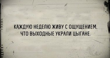Выходные?!!
Да они, походу. всё лето с3.14здили!