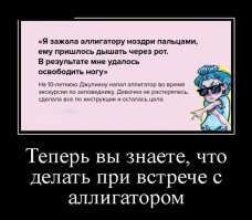 может это занудство, а может спасет кому-то жизнь, но! 1) пальцами ноздри ему не заткнешь 2)если ваша нога у него в пасти он может дышать, так как пасть все равно открыта, он же не змея и хватает ногу поперек 3) Не стоит совать конечности в пасть аллигатору!