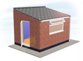 Зато к дому теперь можно построить отличную кирпичную пристройку.Или даже целый гараж:)