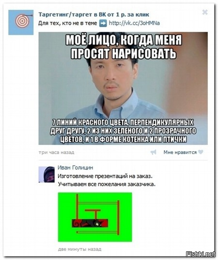 Вот явный пример рекламщика-гуманитария. Иван Голицин совершенно не владеет теримнологией, зато умеет рисовать ерунду.