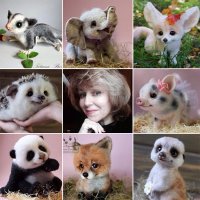 Эта тетенька очень похожа на каждую свою игрушку.. =) 
Душу вкладывает, и у нее получается... =)