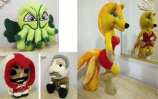 А это мои... Для души, для друзей... И сам процесс расслабляет.