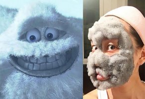 Кислородные маски из Кореи, превращающие лицо в облако а ГУБЫ в ПЕЛЬМЕНИ))))))))