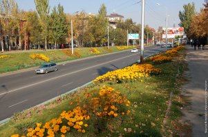 Бывшая улица Советская в бывшем городе Фрунзе...