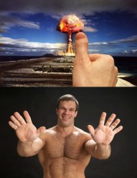 А если пальцы как у Дениски , тогда и в километре от ядерного взрыва не опасно :)