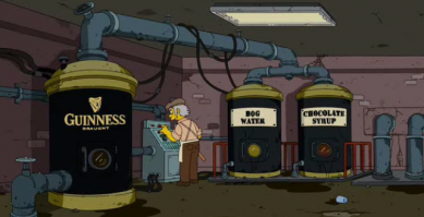 Ага, сделанное из болотной воды и шоколадного сиропа.