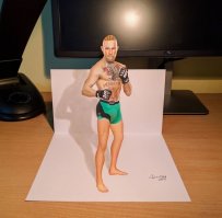 Самого заинтересовало. Может дело в другой половине листа? Просто обрезается лишнее.