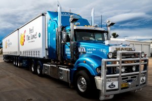 все-таки надо быть точнее, например, вот этот мак не грузовик американских дальнобойщиков, он грузовик австралийских дальнобойщиков, у них они с мощными кенгурятниками (не то что на "джипах" из 90-х) и они самые длинные - по три прицепа бывает, натуральный "автопоезд"