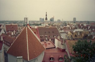 Русский турист заходит в магазин в Таллине и начинает с трудом на ломаном эстонском долго объяснять, что он хочет купить.
Продавщица:
  Я знаю русский, можете все говорить по-русски!
  Ну уж нет! Мы столько лет слушали ваш русский, теперь слушайте наш эстонский!

В 2004м меня впечатлили паромы, похожие на огромные дома по размерам. До этого никогда ничего подобного не видел.

И в старом Таллине в магазинчике покупал супруге серёжки с янтарём. Продавщица поговорила с какими-то немцами на немецком, с другими туристами на английском, потом со мной на русском, позвонила в банк, узнала курс их крон к рублю на эстонском. Всяко она ещё на финском умела общаться. Вот такая продавщица-полиглот попалась!!!