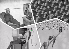 Распечатать, поместить в рамочку, повесить над телевизором.