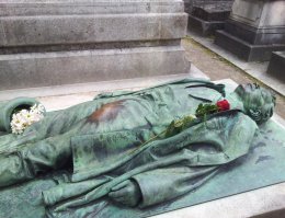 В смысле извращенцы? Памятники трут на счастье, удачу, детей. Бедный Виктор Нуар вон тоже терпит "трения")))