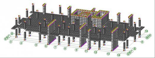 А вот конструктивная схема с разгрузкой консолей балконом при помощи дополнительных стенок