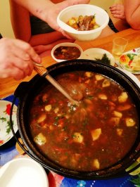 Аналогичный шулюм варили в марте. Вкуснота неописуемая!