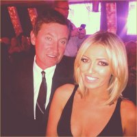 Уэйн Гретцки с дочерью.