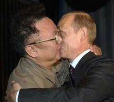 А вот и его отец Ким Чен Ир