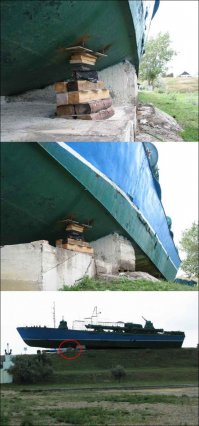 Ну без подпорок из деревяшек не интересно будет жить.Всё стоит и не падает,не интересно!