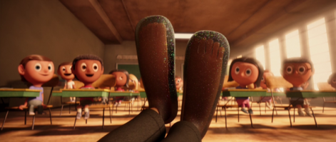 Мне это напомнило мультик облачно возможны осадки в виде фрикаделек.