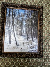 а ты пробовал с барельефа пыль стирать. вот у меня картина в рамке со всякими узорами. как с нее пыль удалять так пол дня возишься- аккуратно, что бы не повредить, а то раз девчонку -волонтера попросила- так она сразу кусочек и обломила.пришлось потом восстанавливать.