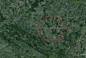 Где-то так будет зона отчуждения...