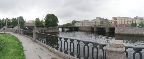 Мое. Из недавнего-
Перекресток Крюкова канала и канала Грибоедова. Пикалов и Старо-Никольский мосты.