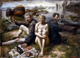 Василий Шульженко. "Завтрак на траве"