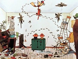 Тоже этот мультик вспомнил :)